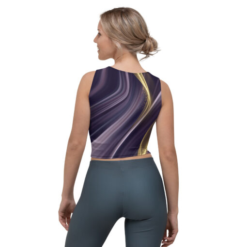 Crop Top | Purple Lines - Bilde 5