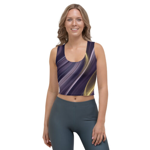 Crop Top | Purple Lines - Bilde 4