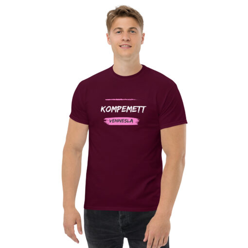 Klassisk T-Skjurte For Herrer | "Kompemett" - Bilde 2
