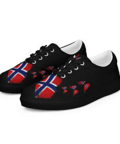 Damesko med snøring | Flagg