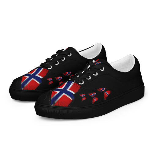 Damesko med snøring | Flagg